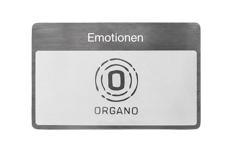 ORGANETIK Programmkarte Emotionen